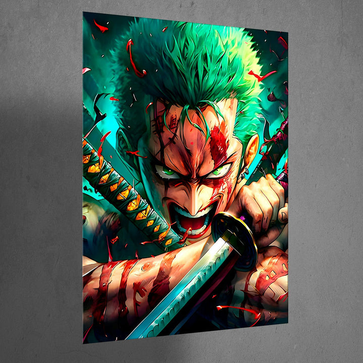 Metal Poster - One Piece Roronoa Zoro OP21