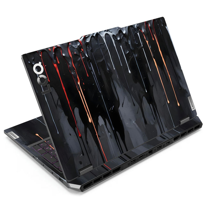 Lenovo LOQ Laptop Skin - Vertical Neon Stripe Art Design