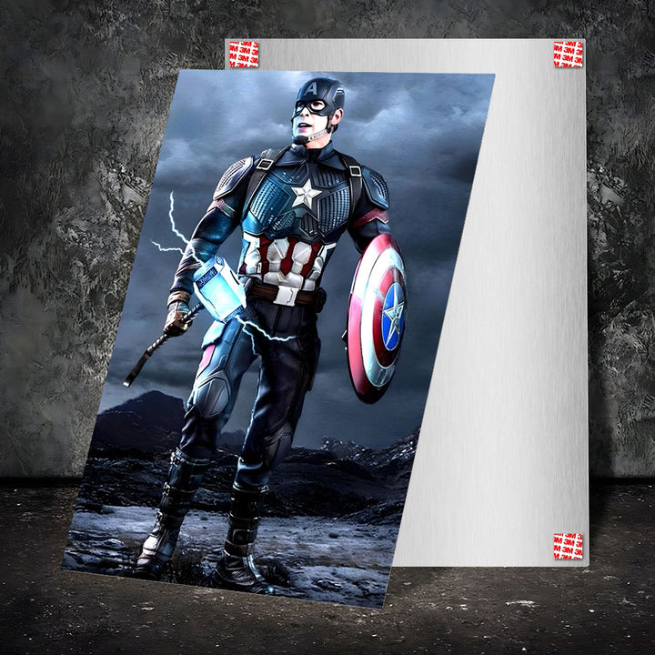 Metal Poster - Superhero Captain America CAP07