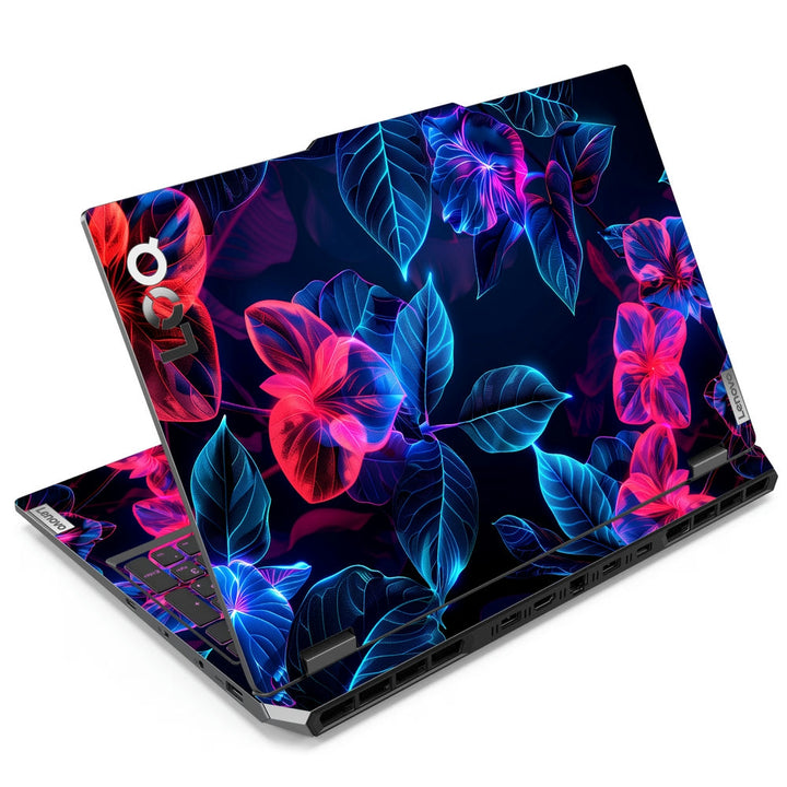 Lenovo LOQ Laptop Skin - Vivid Pink and Blue Floral