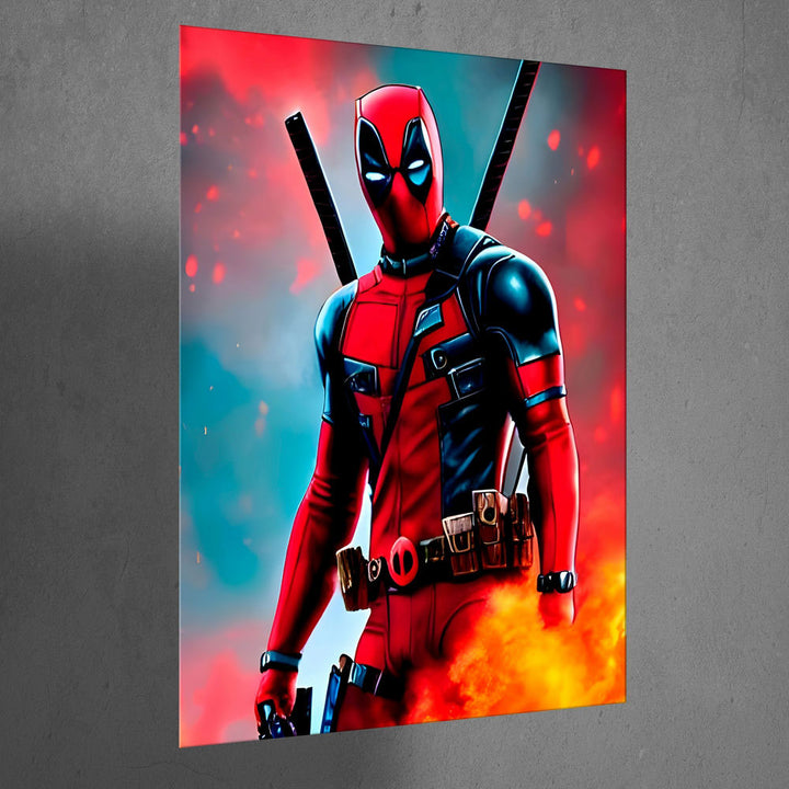 Metal Poster - Superhero Deadpool DP03