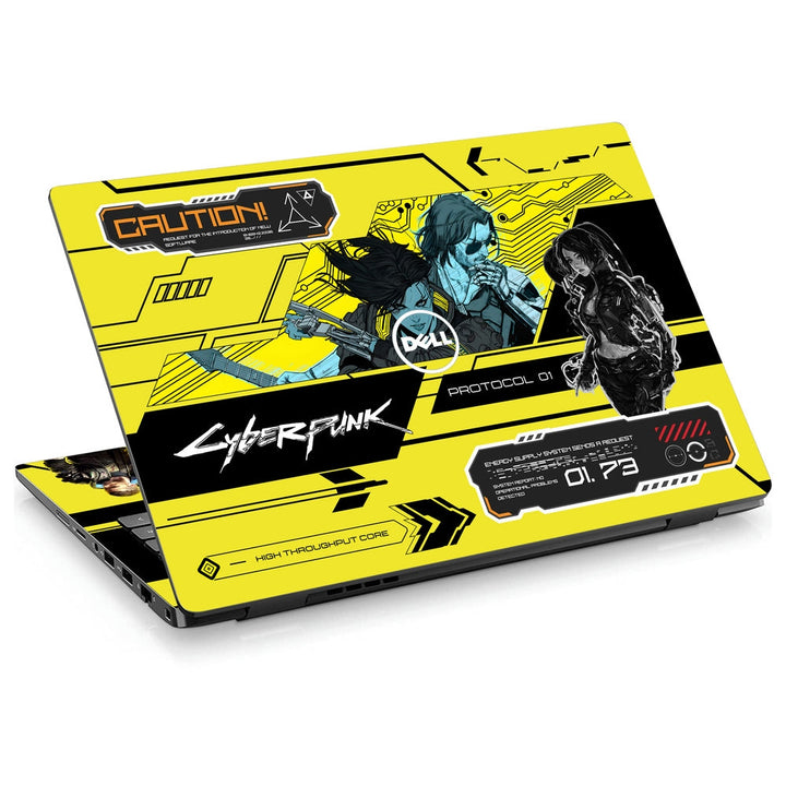 Dell Laptop Skin - Cyberpunk Neon Edge