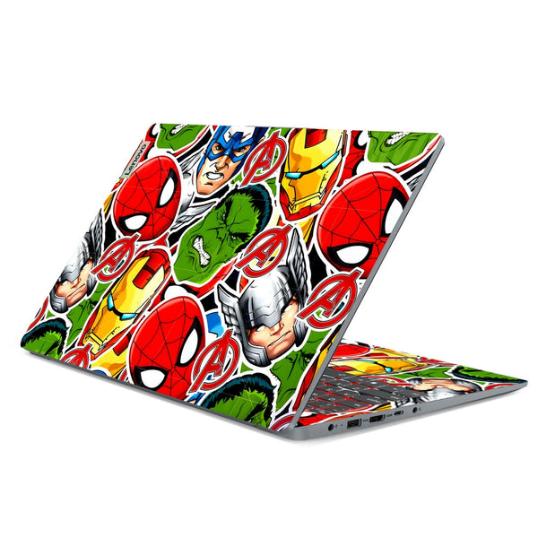 Lenovo Laptop Skin - Marvel Heroes Collage