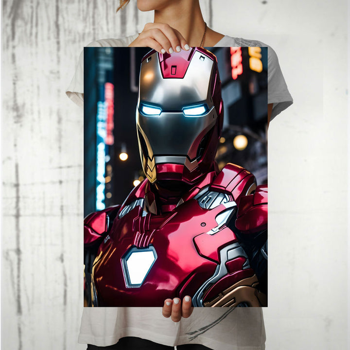 Metal Poster - Superhero Iron Man IM01