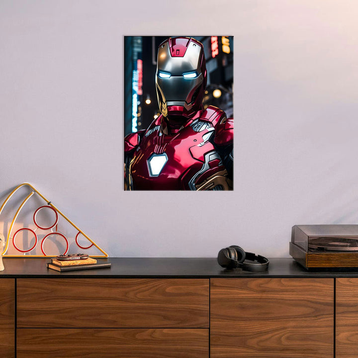 Metal Poster - Superhero Iron Man IM01