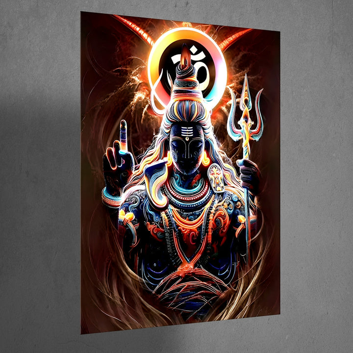 Metal Poster - Lord Shiva LS19