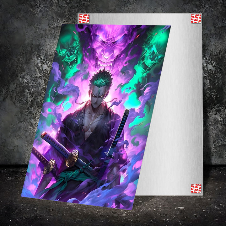 Metal Poster - One Piece Roronoa Zoro OP25