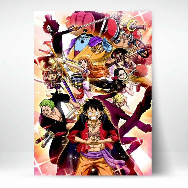 Metal Poster - One Piece Ninja Art