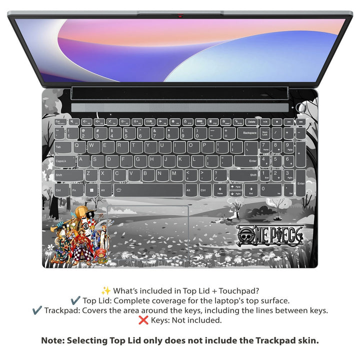 Lenovo Laptop Skin - One Piece Wano Arc Ensemble