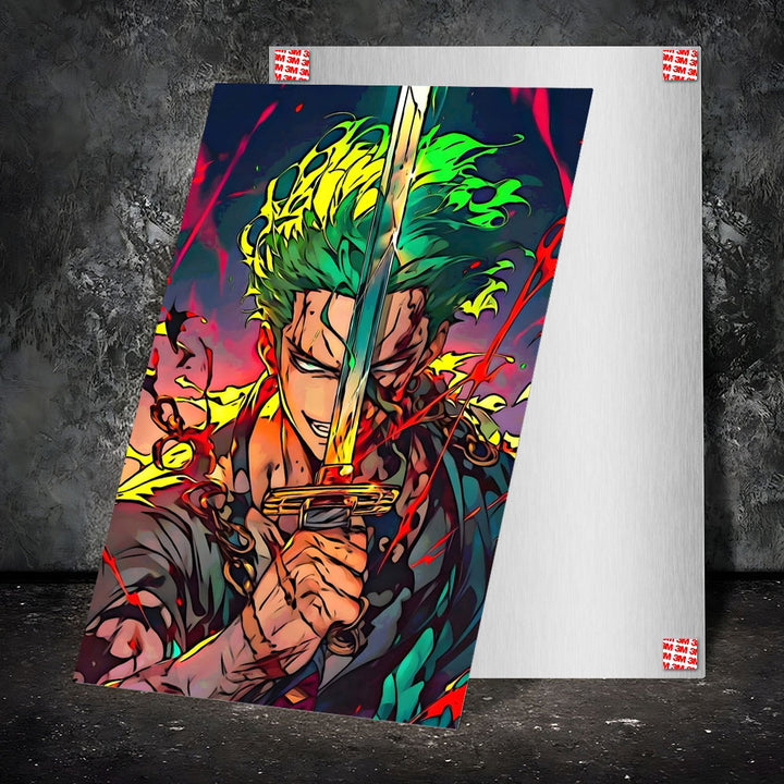 Metal Poster - One Piece Roronoa Zoro OP26