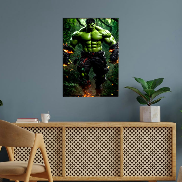 Metal Poster - Superhero Hulk SH02