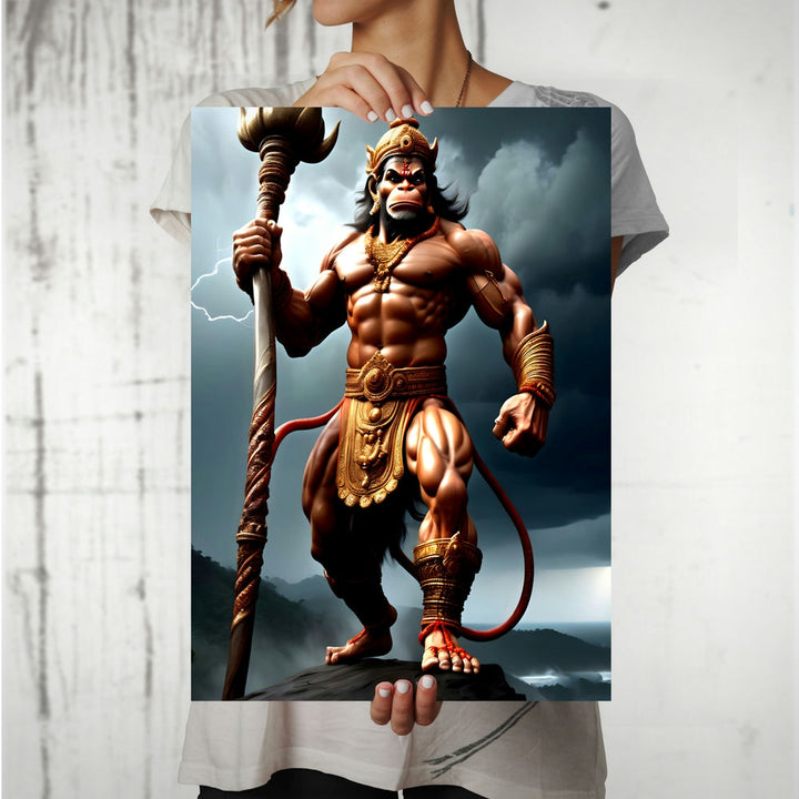 Metal Poster - Lord Hanuman LH06