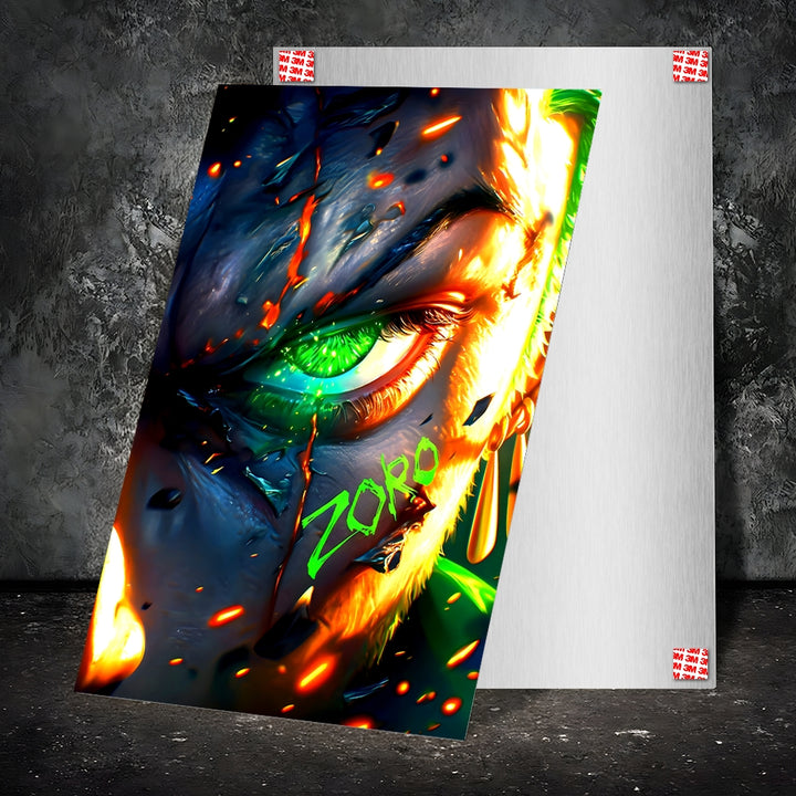 Metal Poster - One Piece Roronoa Zoro OP49