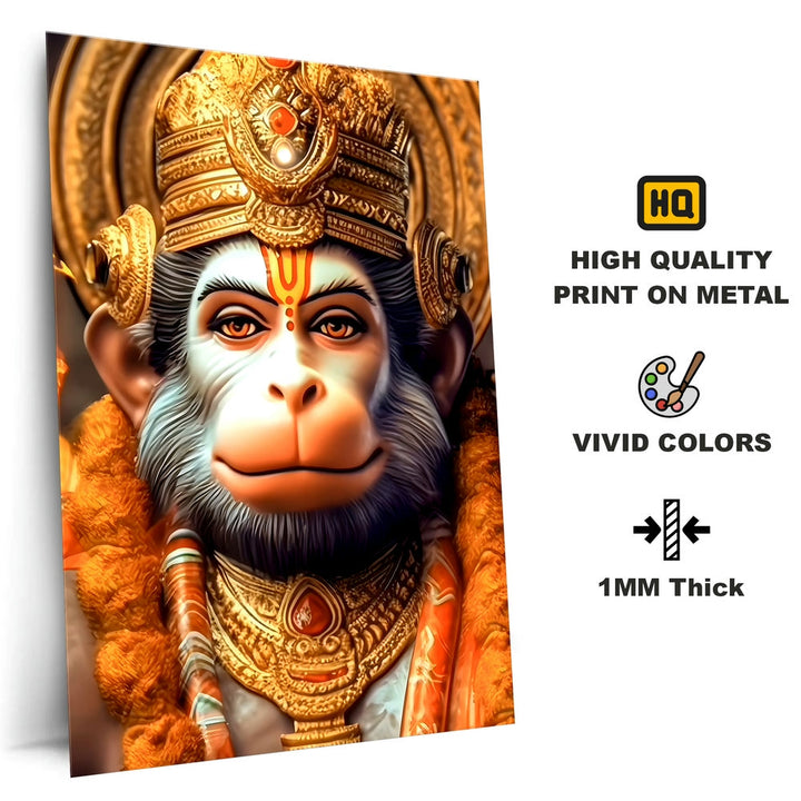 Metal Poster - Lord Hanuman LH03