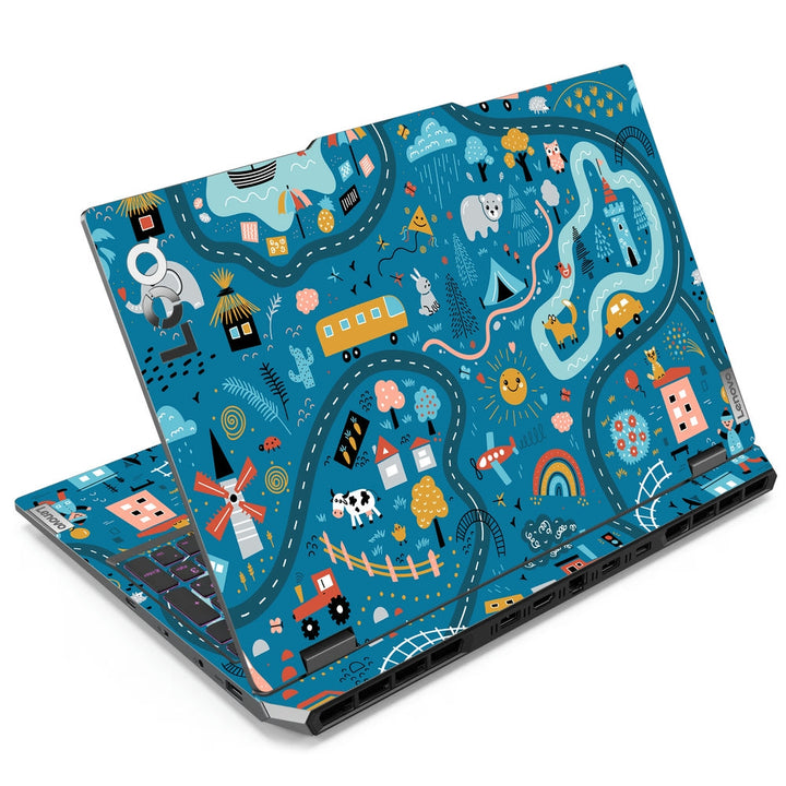 Lenovo LOQ Laptop Skin - Road Map