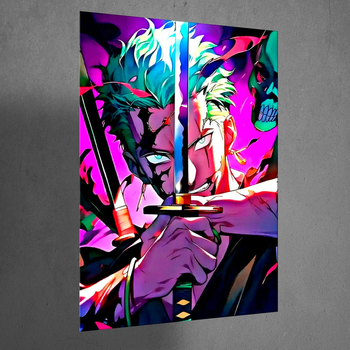 Metal Poster - One Piece Roronoa Zoro OP52