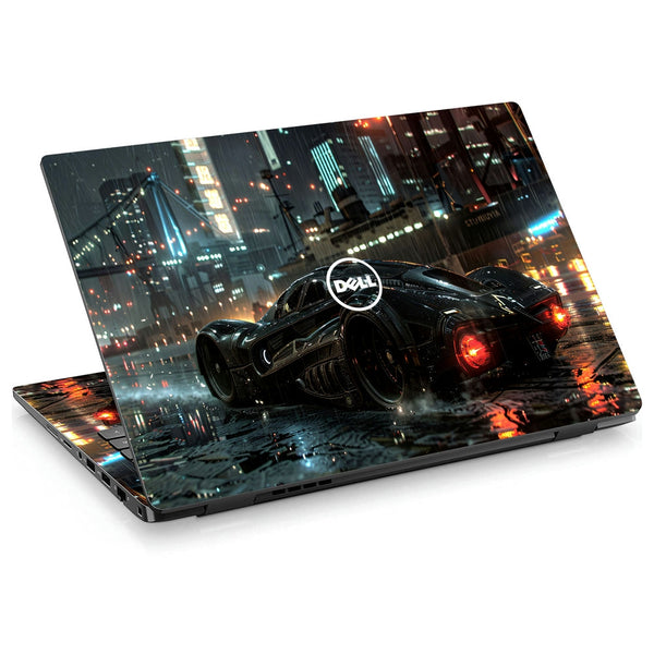 Dell Laptop Skin - Rainy Street Racer