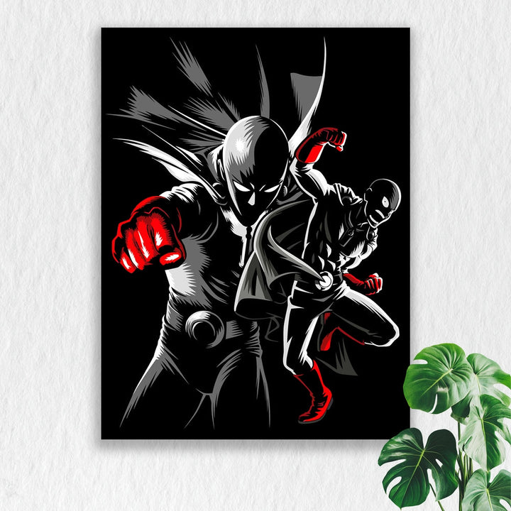 Self Adhesive Textured Vinyl Poster Dark Avenger