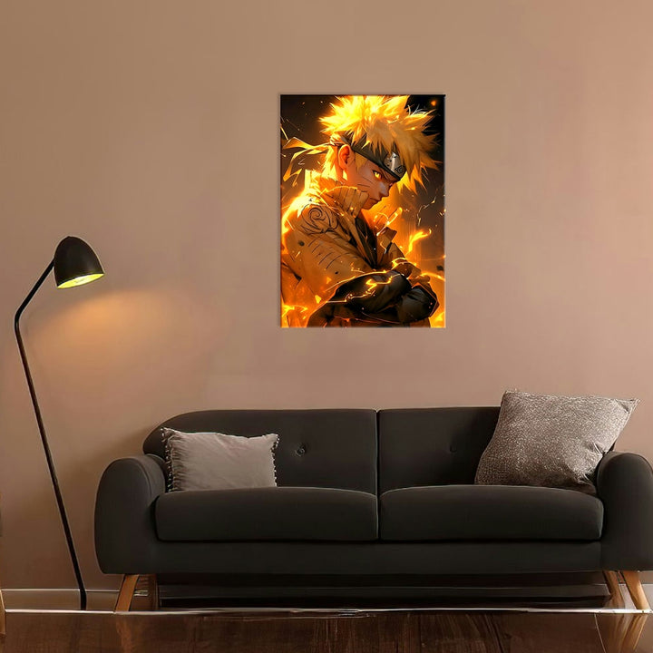 Metal Poster - Anime Naruto Uzumaki NU08