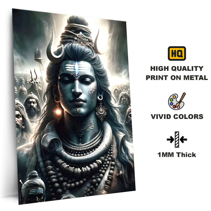 Metal Poster - Lord Shiva LS07