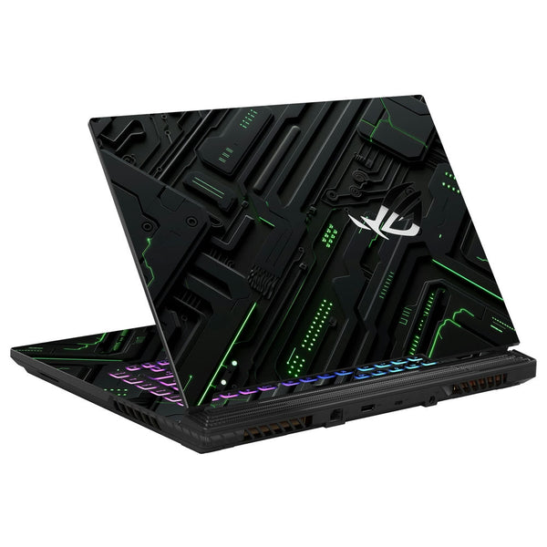 Asus Laptop Skin - Futuristic Dark Circuit Abstract