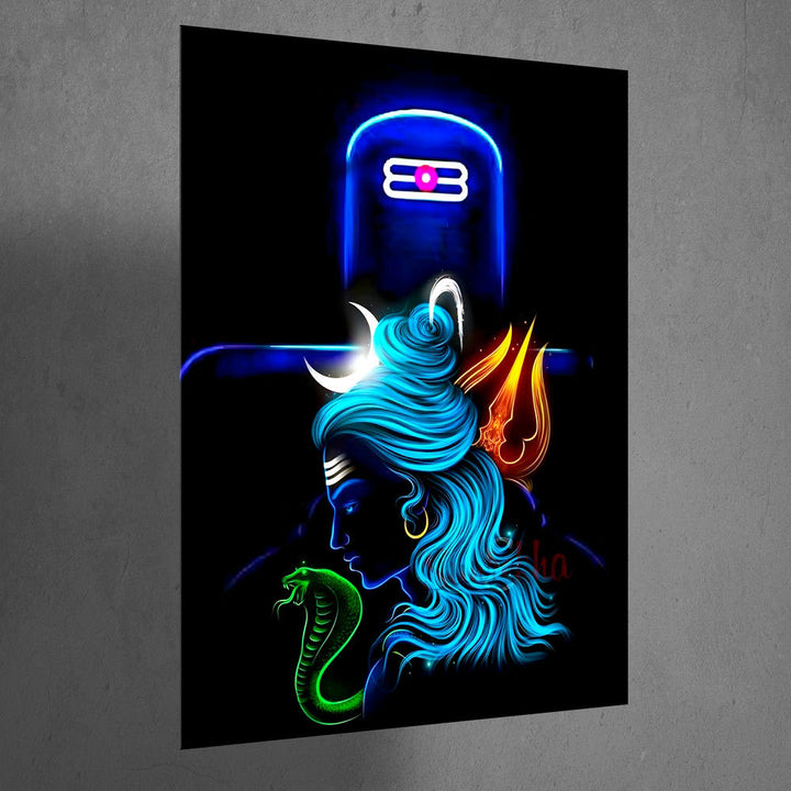 Metal Poster - Lord Shiva LS02