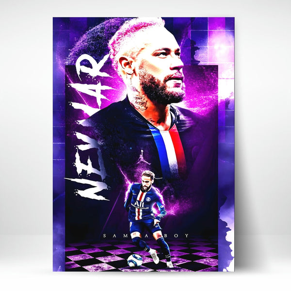 Metal Poster - Footballer Neymar Jr NJR04