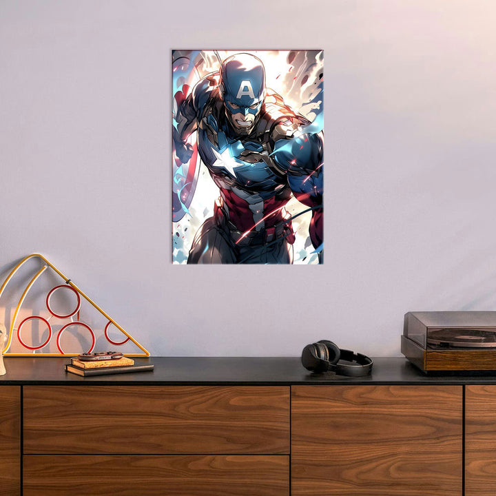 Metal Poster - Superhero Captain America CAP05