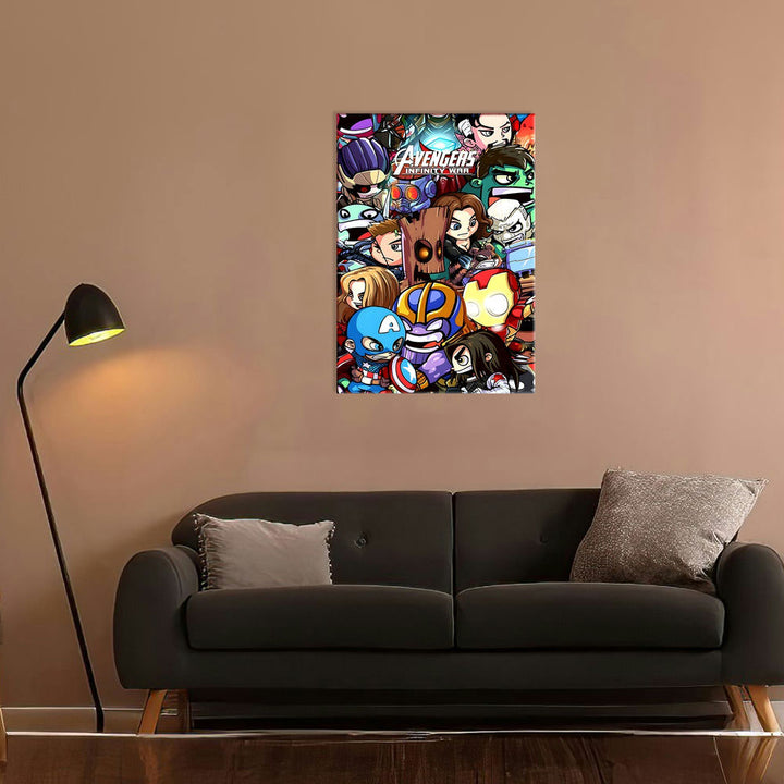 Metal Poster - Superhero Avengers AV01