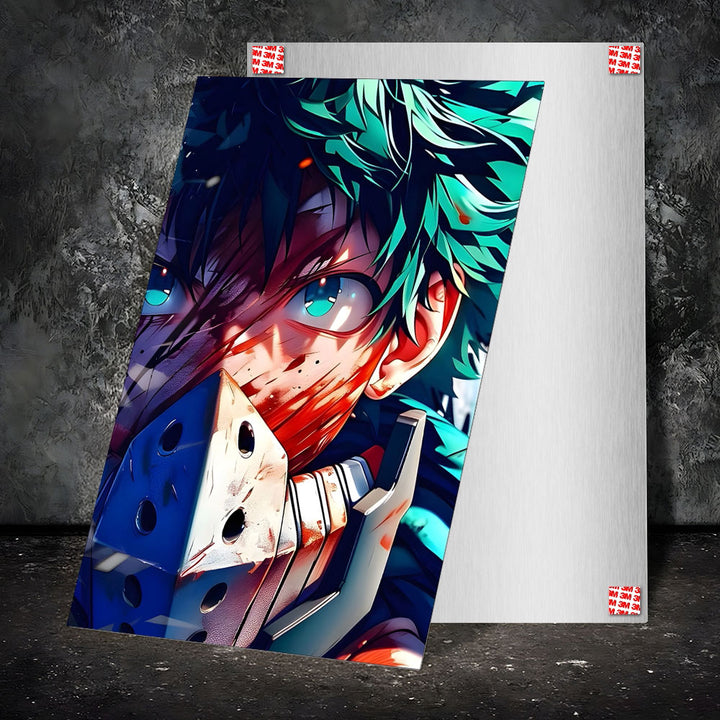 Metal Poster - Anime Izuku Midoriya