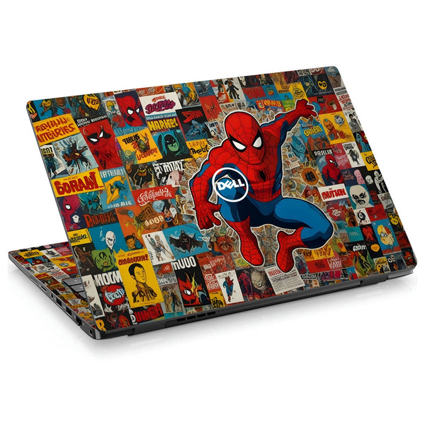 Dell Laptop Skin - Spiderman Jump Collage