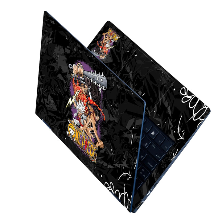 Laptop Skin - One Piece Anime Action DS22