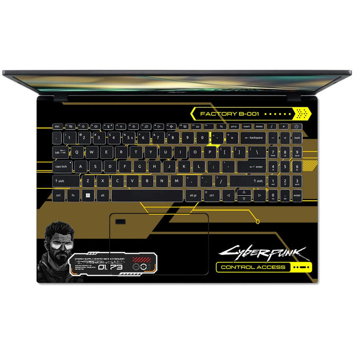 Acer Laptop Skin - Cyberpunk Neon Raiders