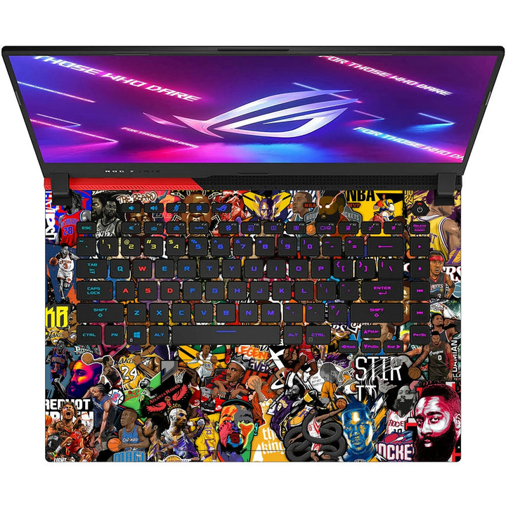 Asus Laptop Skin - Basketball Sticker Bomb DS2