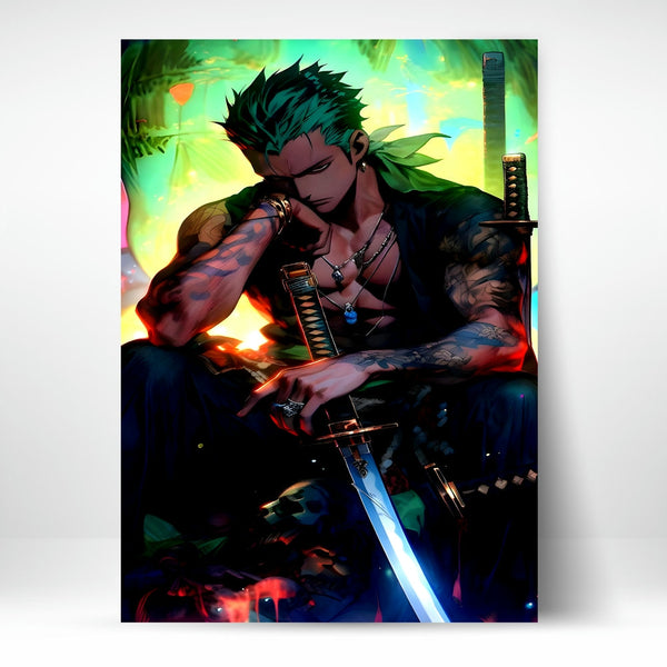 Metal Poster - One Piece Roronoa Zoro OP40