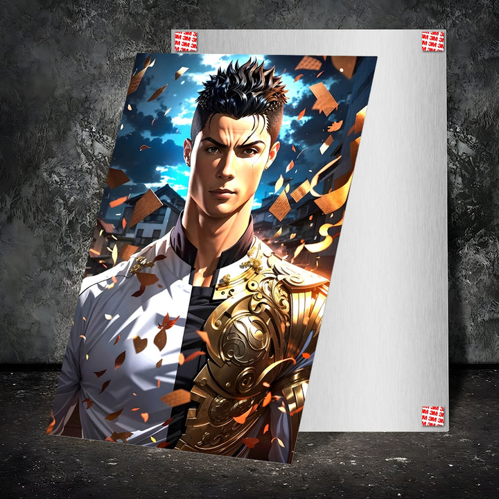 Metal Poster - Footballer Cristiano Ronaldo F07