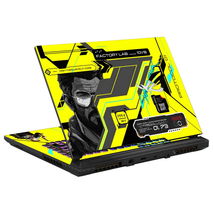 Asus Laptop Skin - Cyberpunk Neon Outlaw