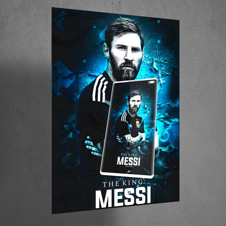 Metal Poster - Footballer Lionel Messi LM02