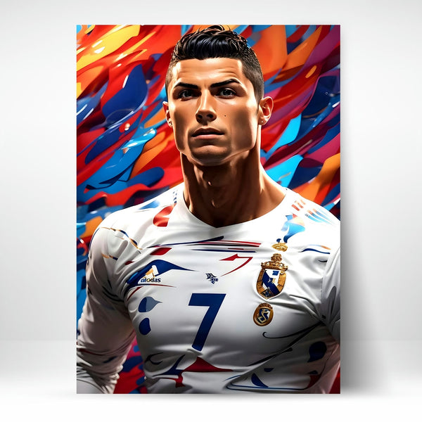 Metal Poster - Footballer Cristiano Ronaldo F02