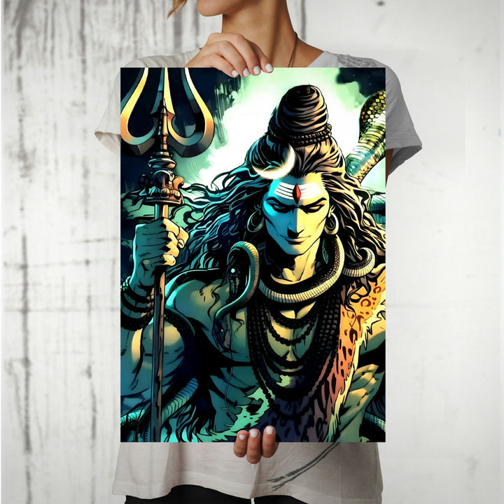 Metal Poster - Lord Shiva LS18