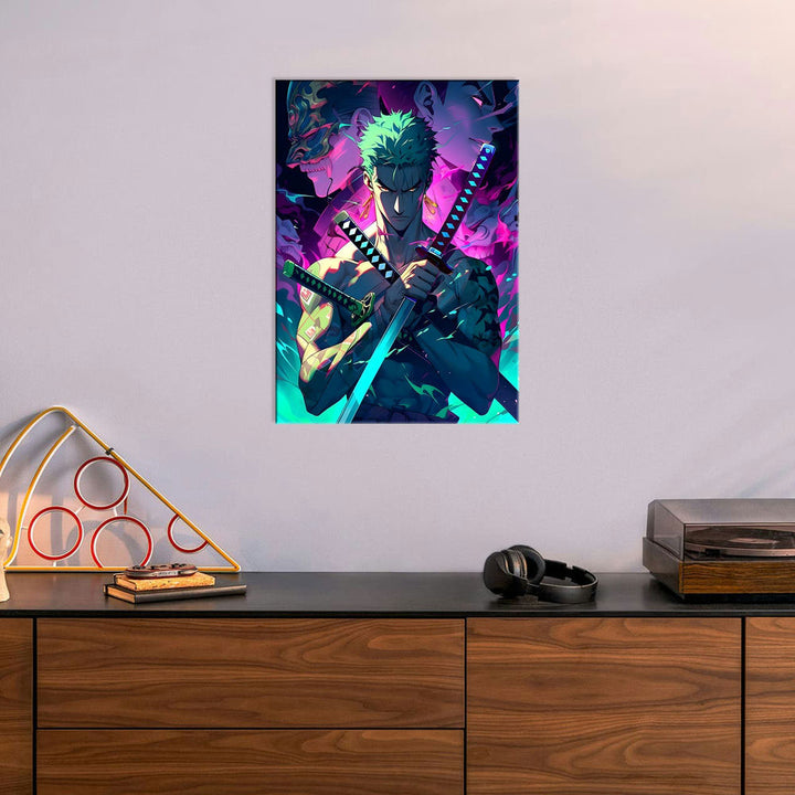 Metal Poster - One Piece Roronoa Zoro OP32