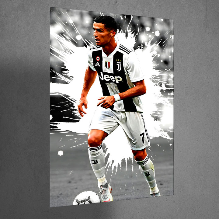 Metal Poster - Footballer Cristiano Ronaldo F03