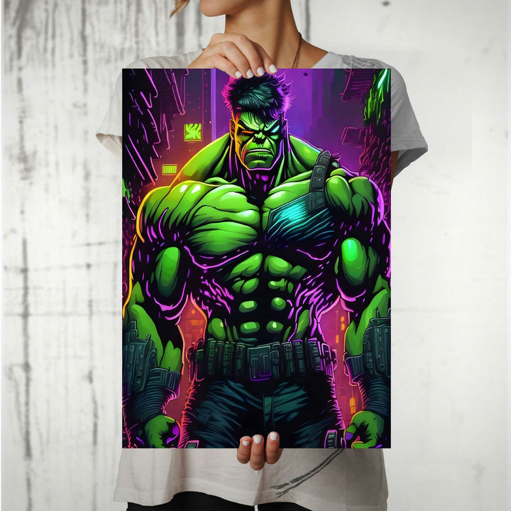 Metal Poster - Superhero Hulk SH01