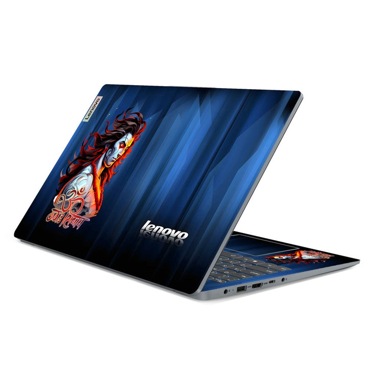 Lenovo Laptop Skin - Om Namah Shivay on Blue Lenovo Backgound