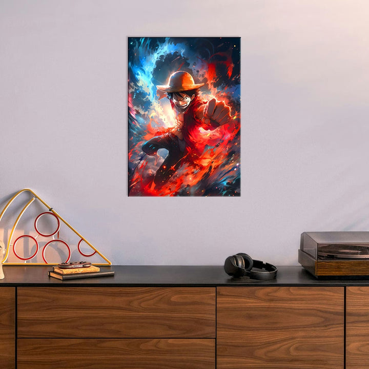 Metal Poster - Anime One Piece Luffy OP64