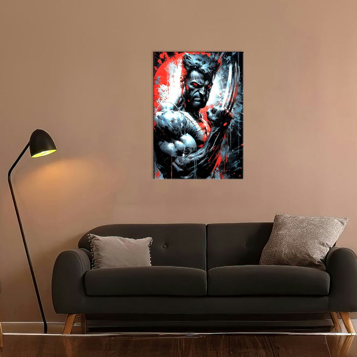 Metal Poster - Superhero Wolverine WOL05