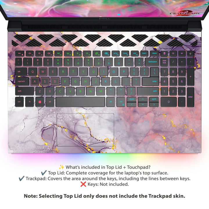 Dell Laptop Skin - Marble D009