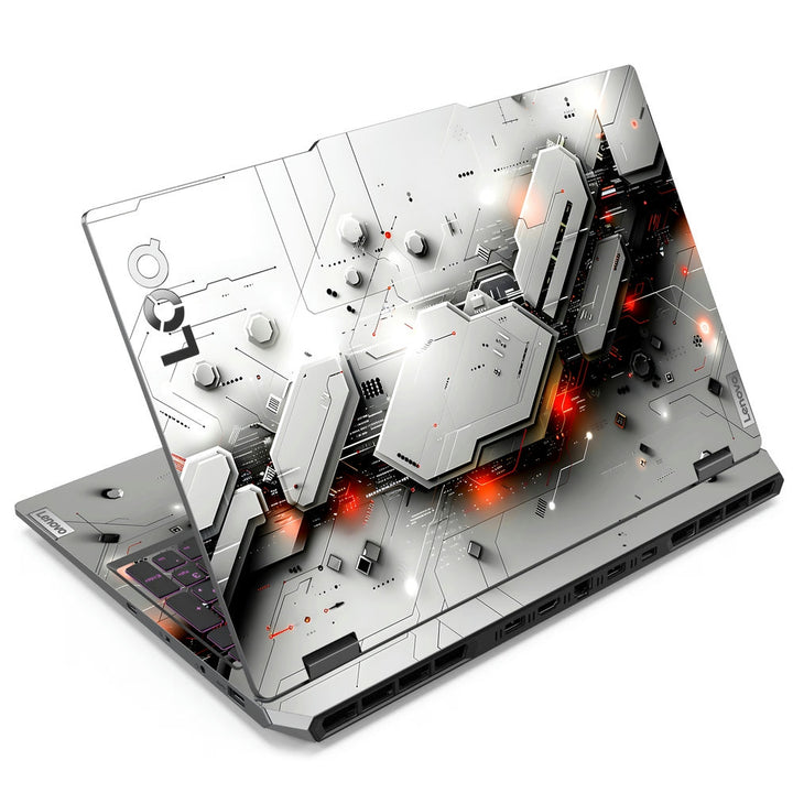 Lenovo LOQ Laptop Skin - Monochrome Mechanical Gear Abstract