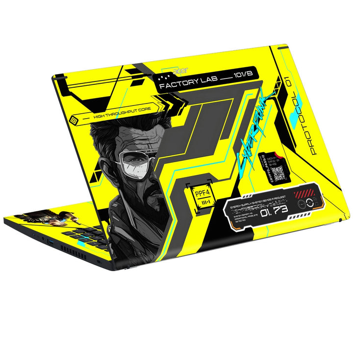 Acer Laptop Skin - Cyberpunk Neon Outlaw