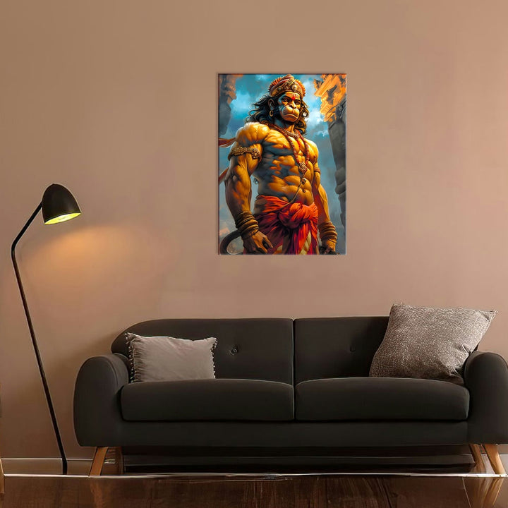 Metal Poster - Lord Hanuman LH02